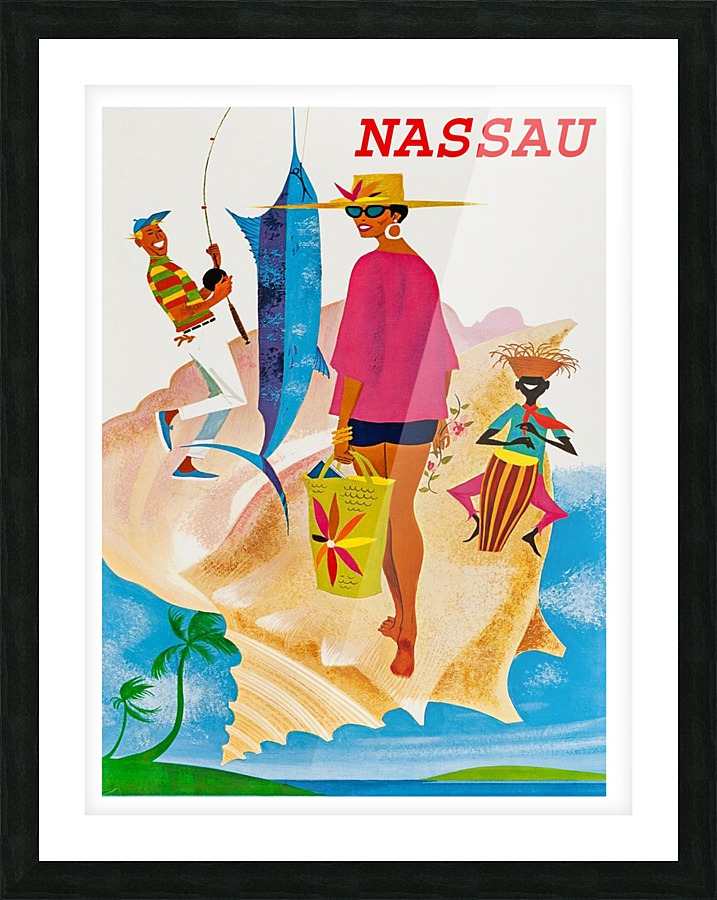 Nassau Picture Frame print