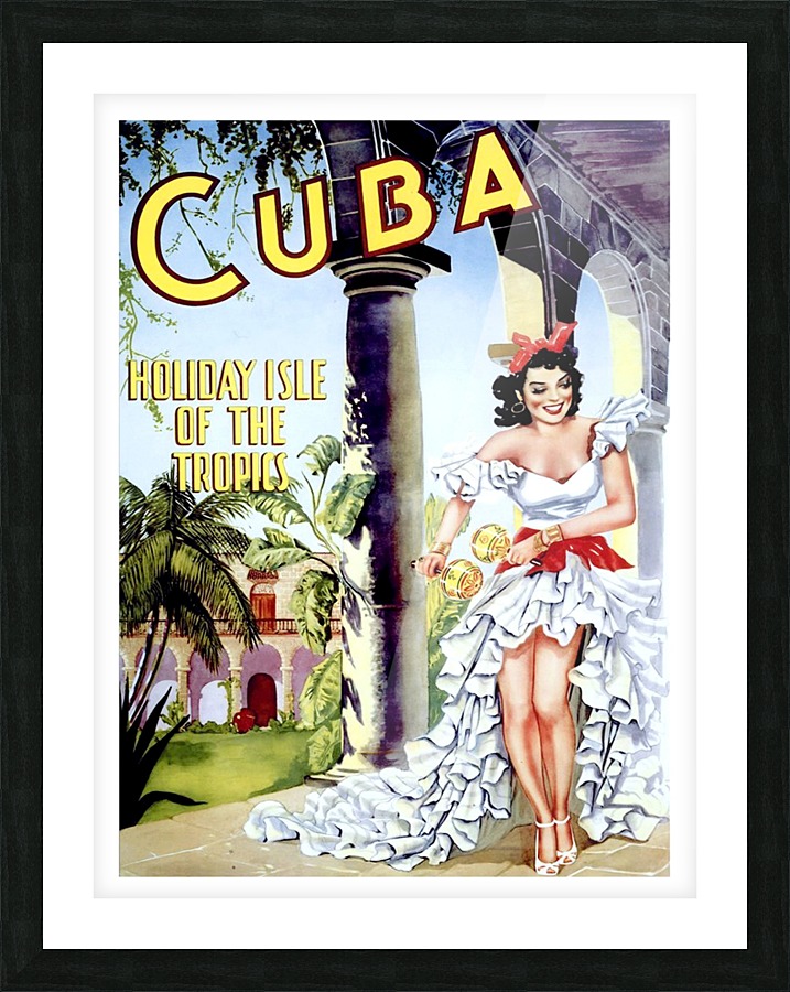 Cuba Picture Frame print