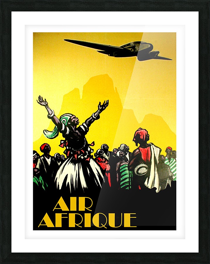 Air Africa Picture Frame print