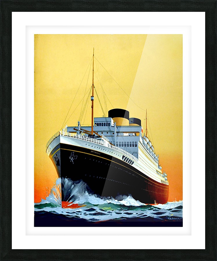 Big Oversea Cruiser Picture Frame print