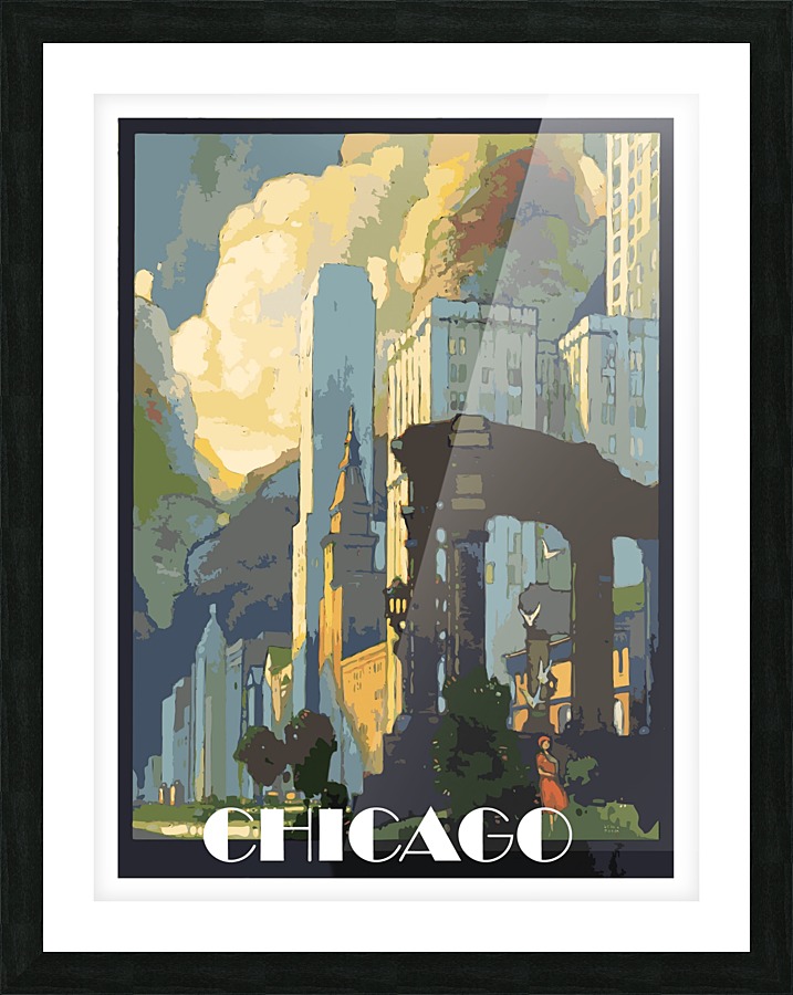 Chicago Skyscrapers Picture Frame print
