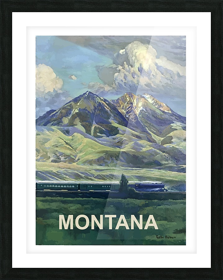 Montana Picture Frame print