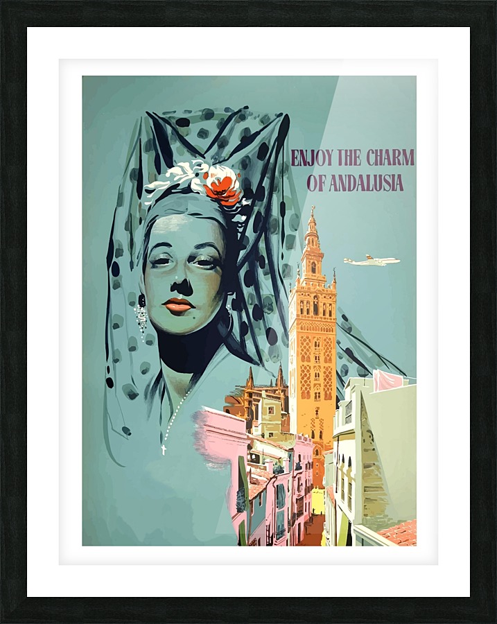 Andalusia Picture Frame print