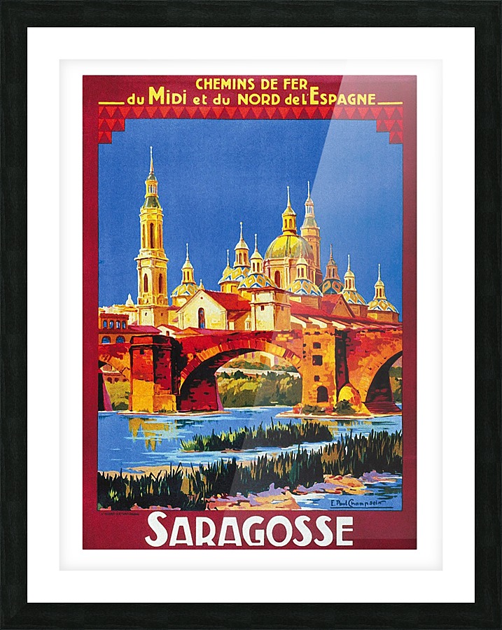 Saragosse Picture Frame print