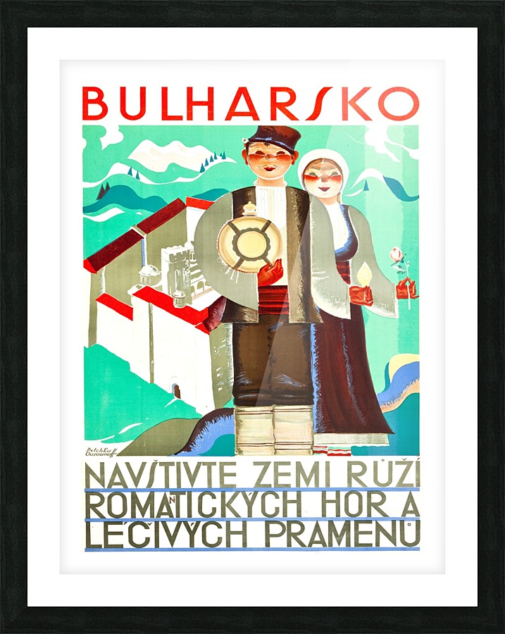 Bulgaria Picture Frame print