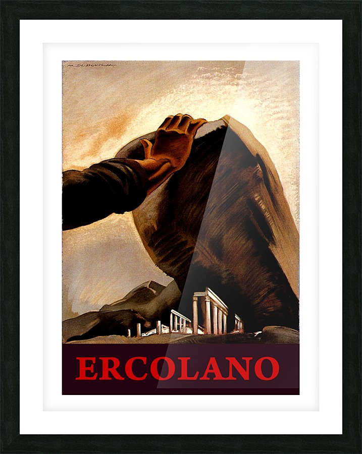 Big Hand on Ercolano Picture Frame print