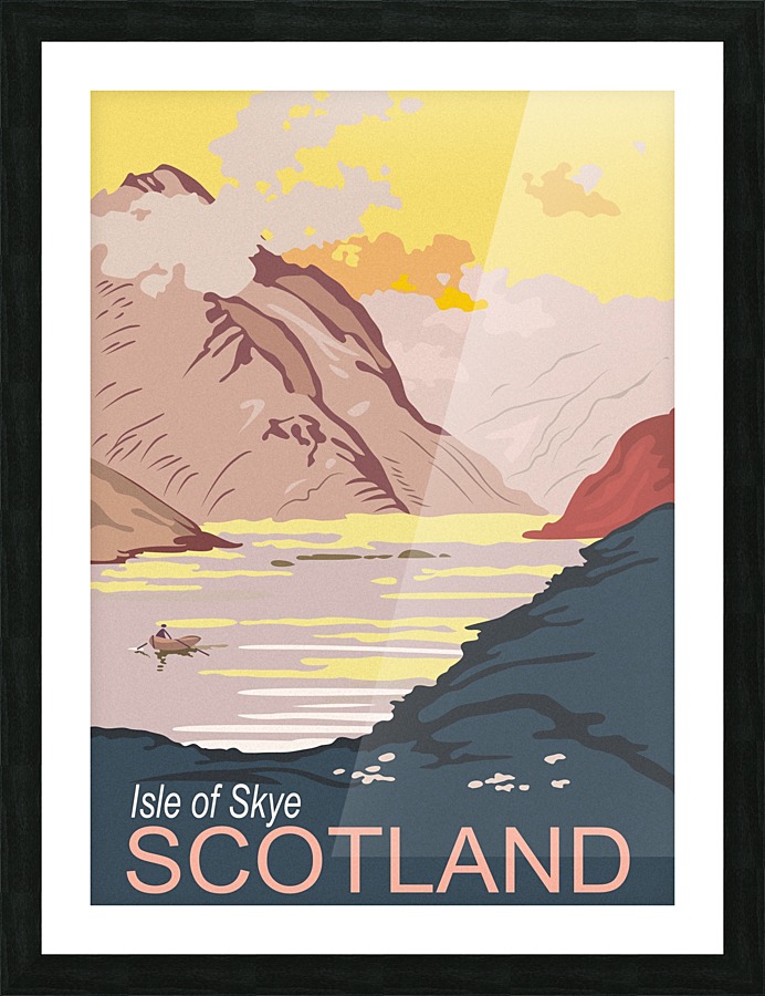 Scotland Picture Frame print