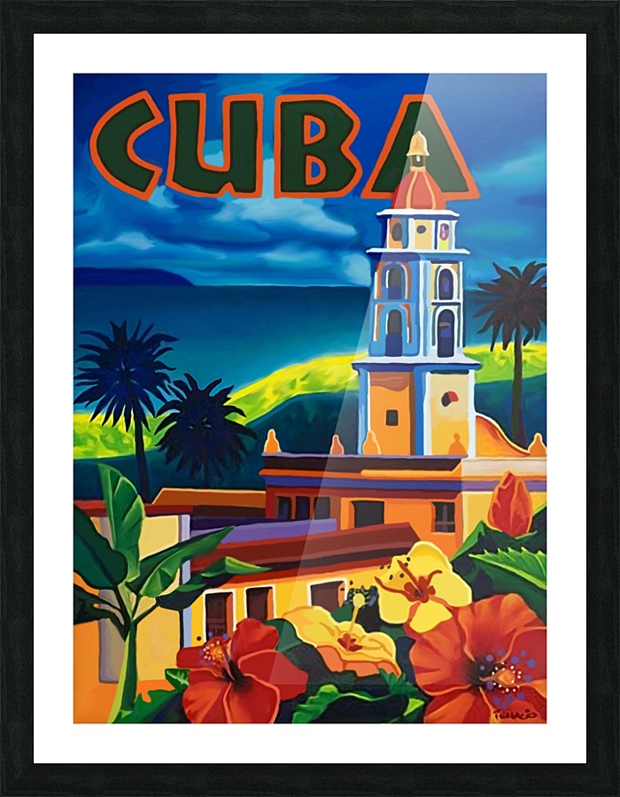Cuba Picture Frame print