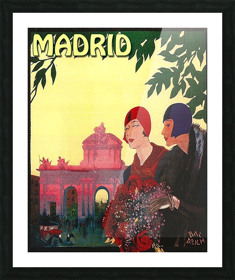 Women from Madrid Picture Frame print