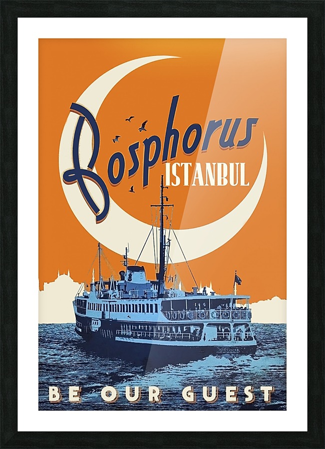 Bosporus Picture Frame print