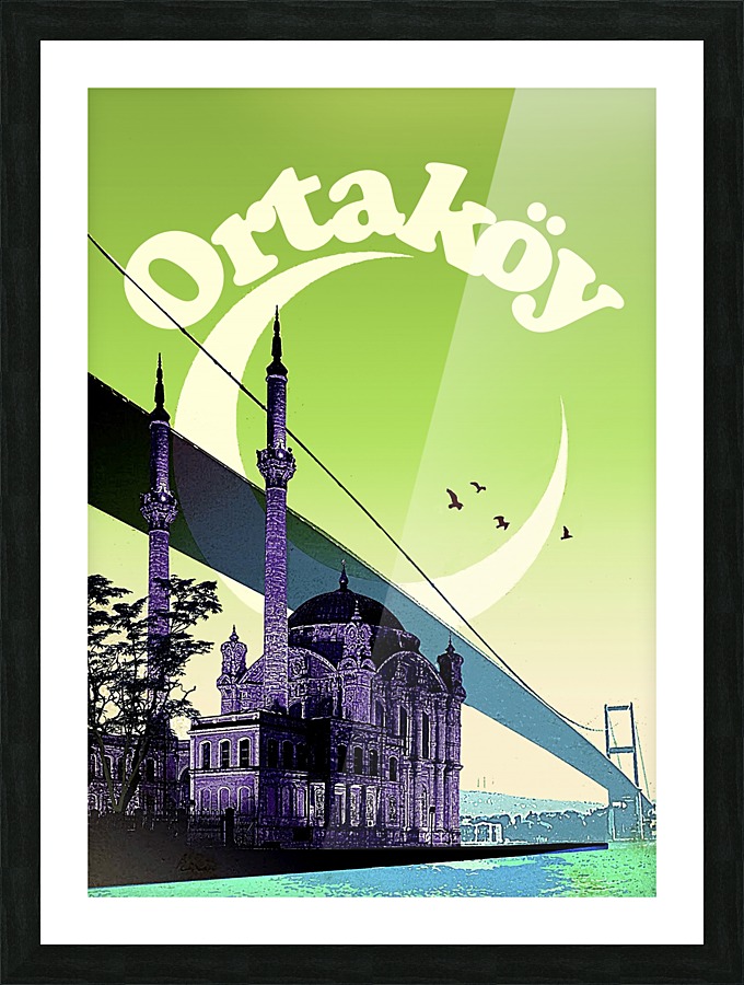 Ortakoy Mosque Picture Frame print