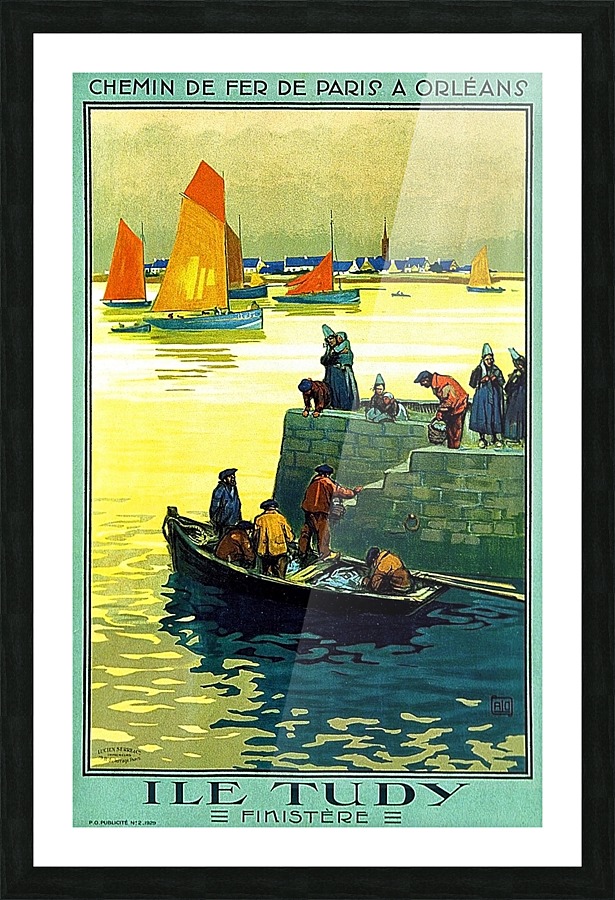 Ile-Tudy Picture Frame print