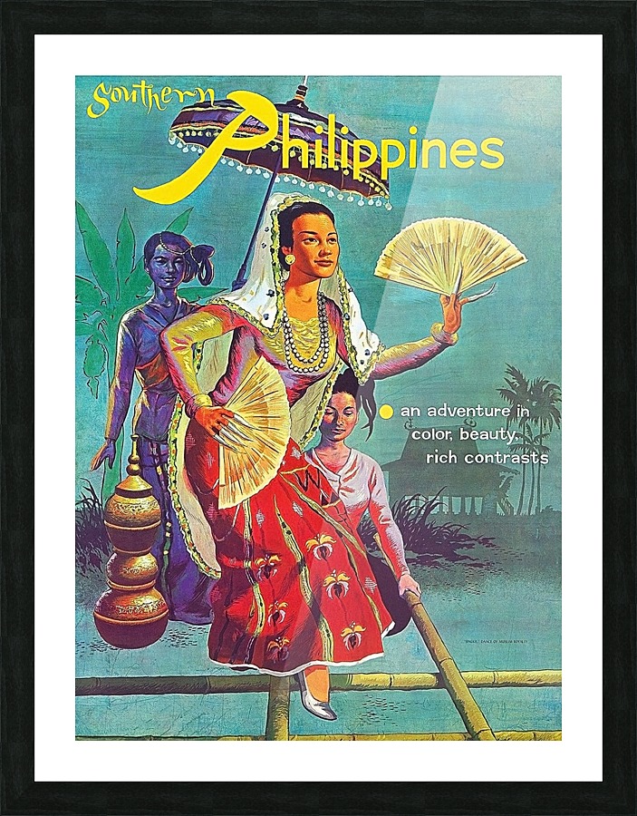 Philippines Picture Frame print