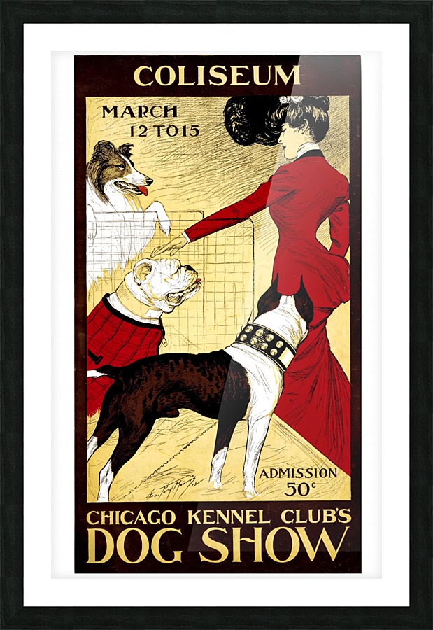 Chicago Dog Fair Picture Frame print
