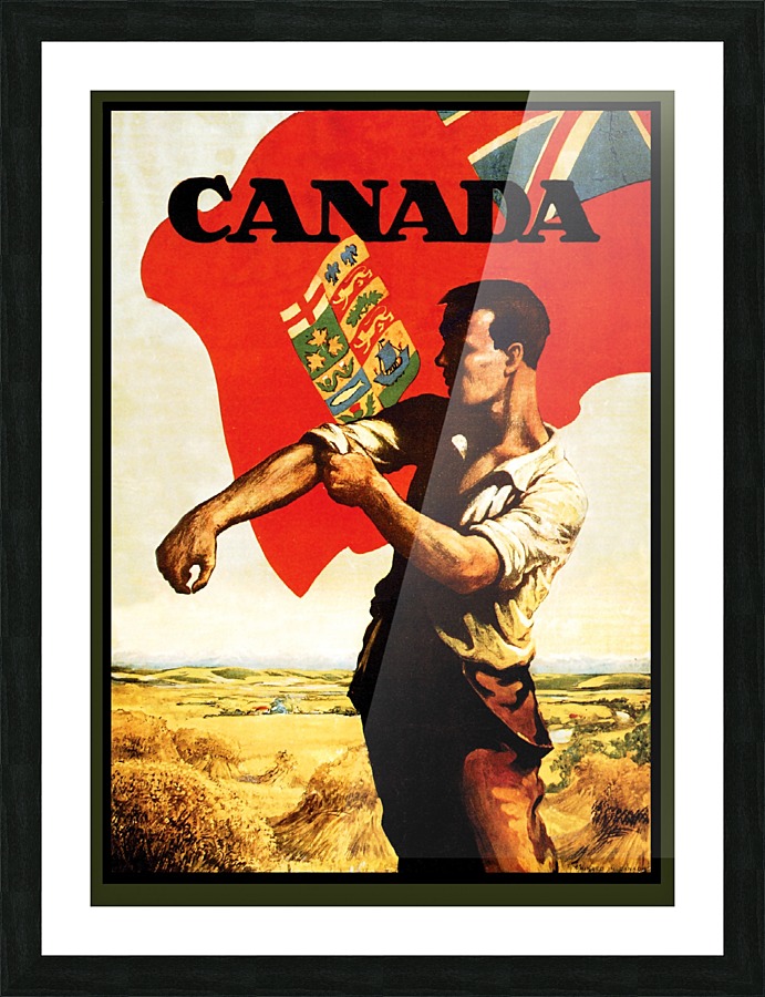 Farmer from Canada Picture Frame print