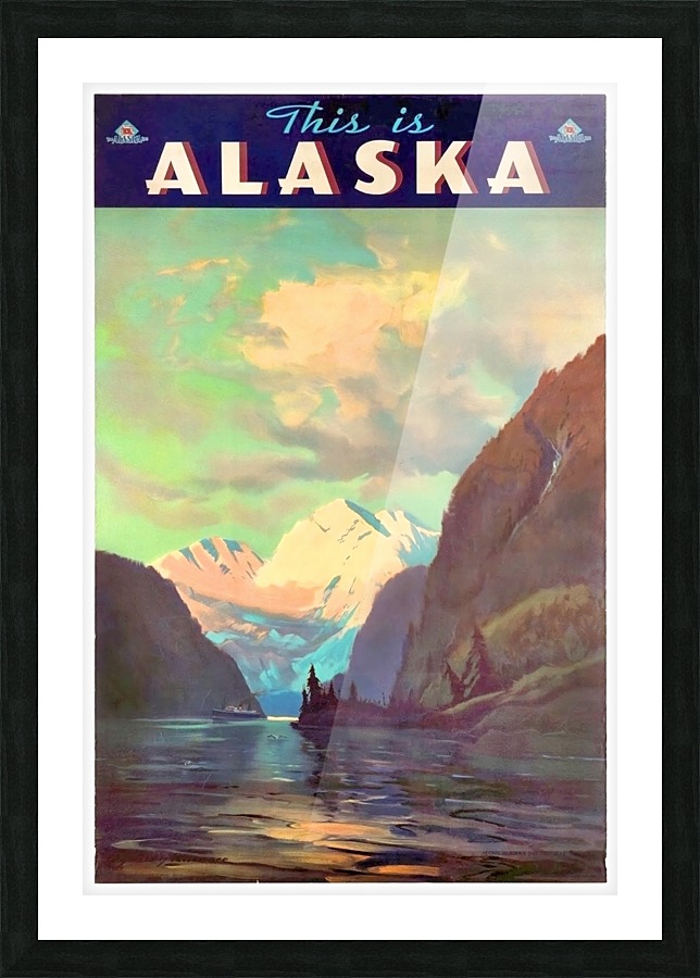 This is Alaska Picture Frame print