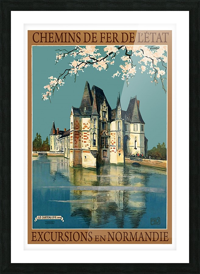 Excursions in Normandy Picture Frame print
