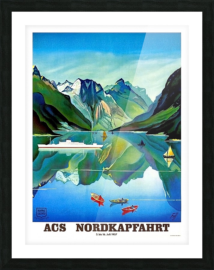 North Cape Picture Frame print