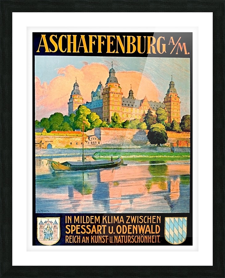 Schloss Johannisburg Picture Frame print