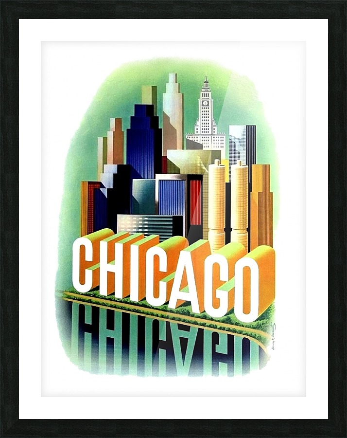 Chicago Skyscrapers Picture Frame print