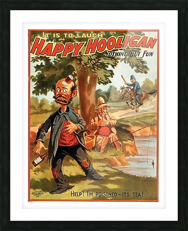 Happy Hooligan Picture Frame print