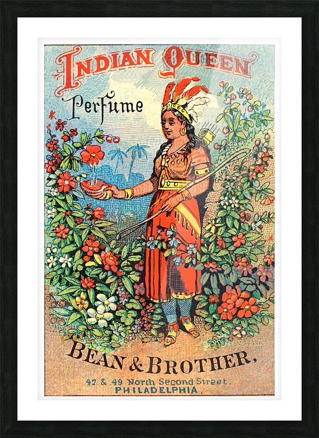 Indian Queen Perfume Picture Frame print