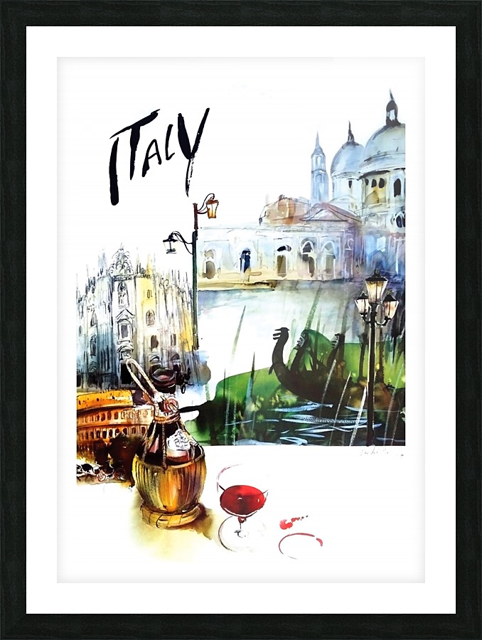 Italy Picture Frame print