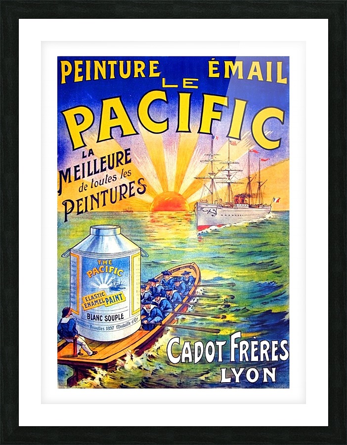 Pacific Picture Frame print