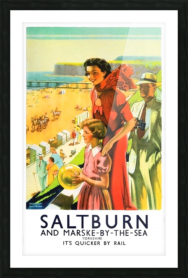 Saltburn Picture Frame print