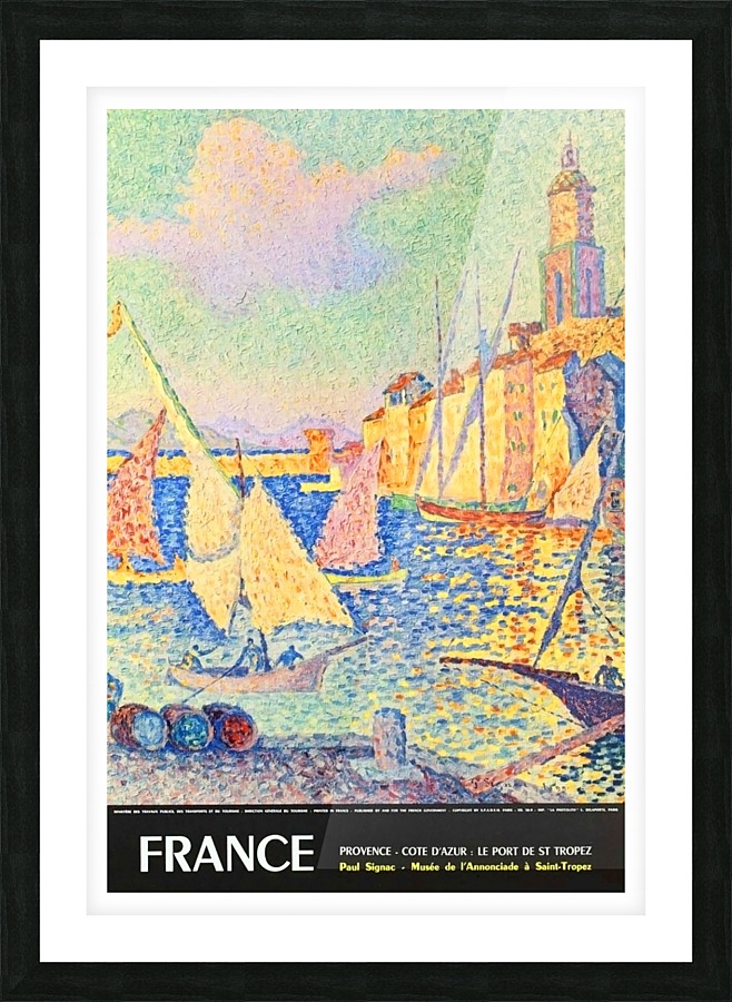 Cote De Azur Picture Frame print