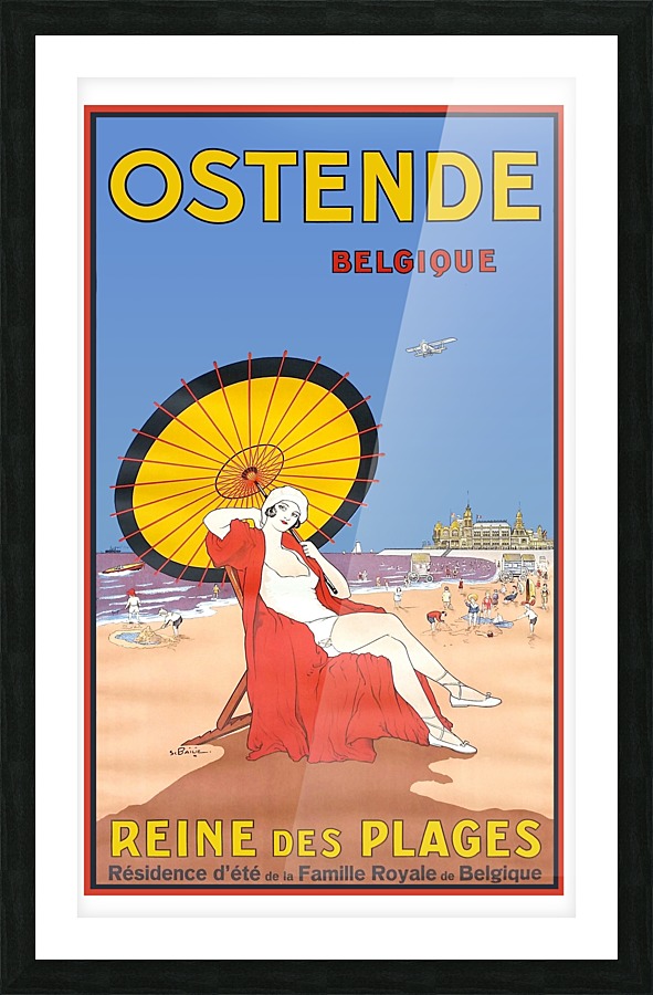Ostende Picture Frame print