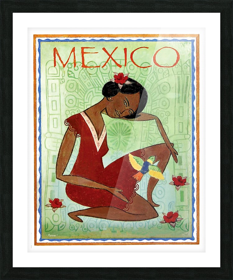 Mexican Art Picture Frame print