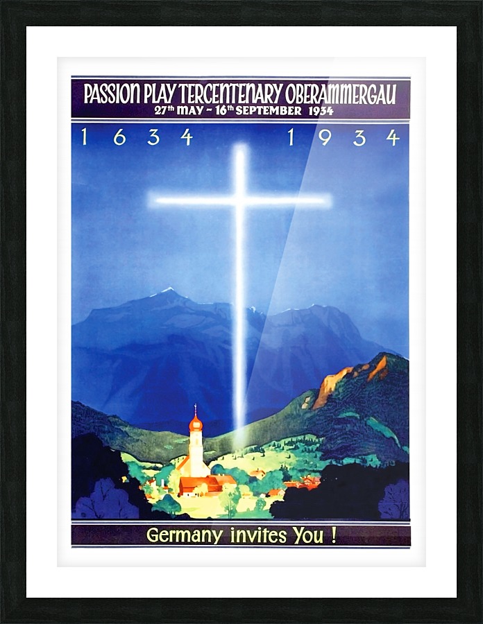 Germany Welcomes You Picture Frame print