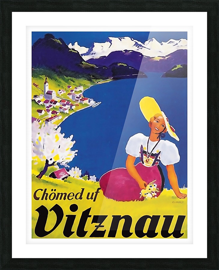 Vitznau Picture Frame print