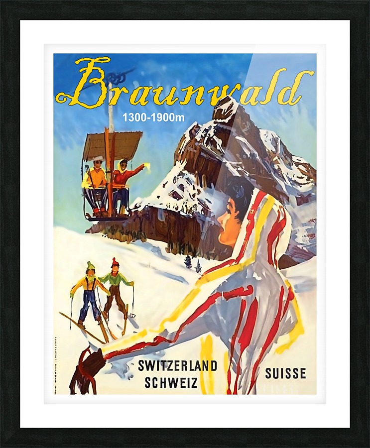 Braunwald Impression et Cadre photo