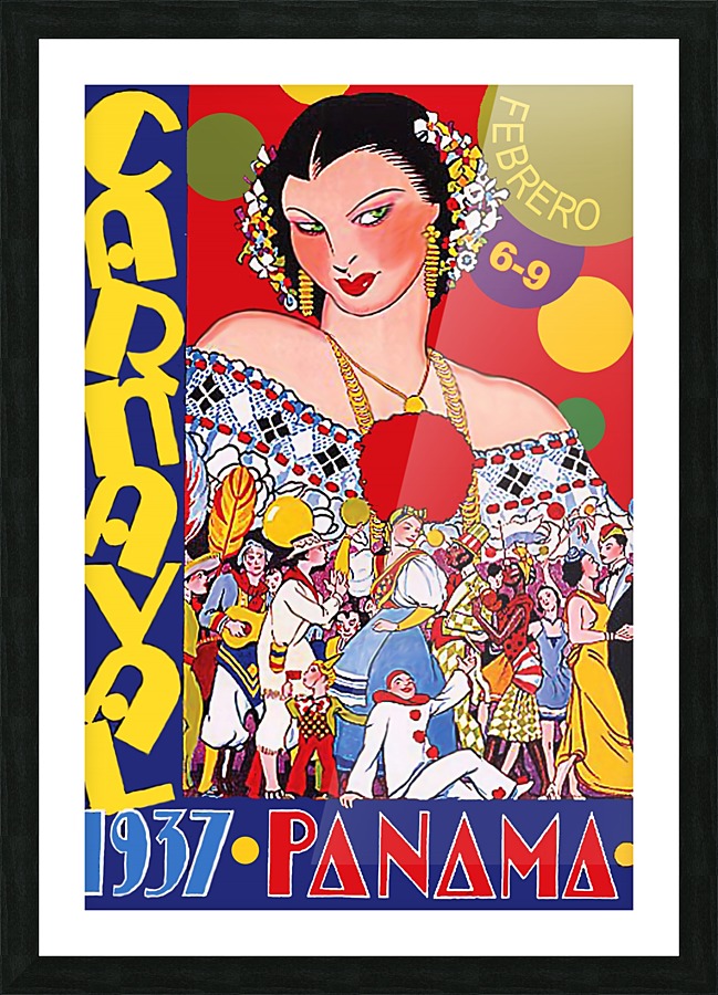 Panama Picture Frame print