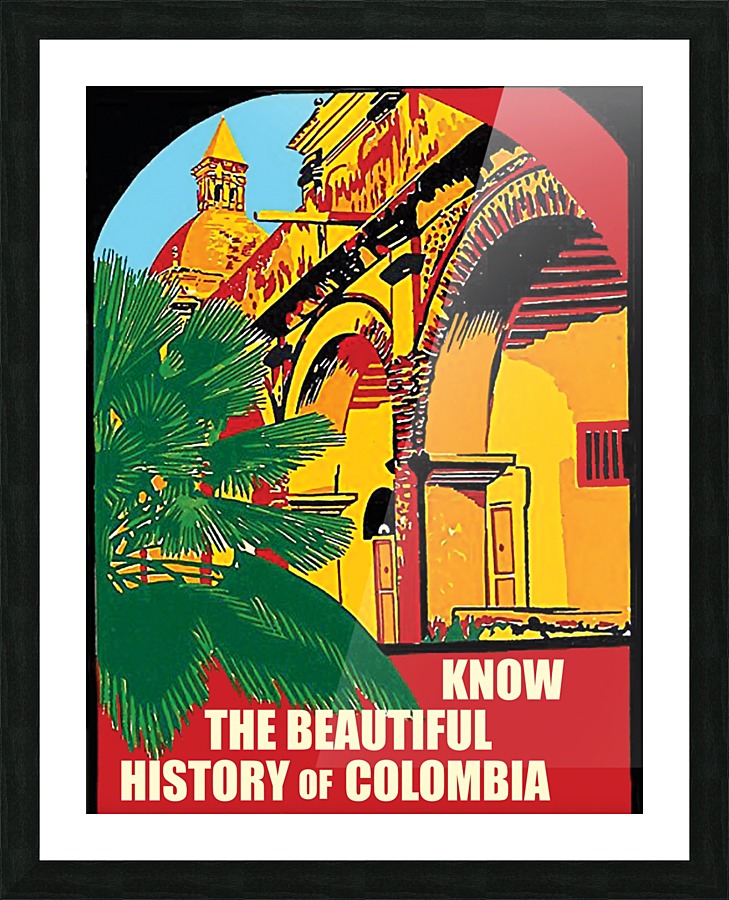Colombia Picture Frame print