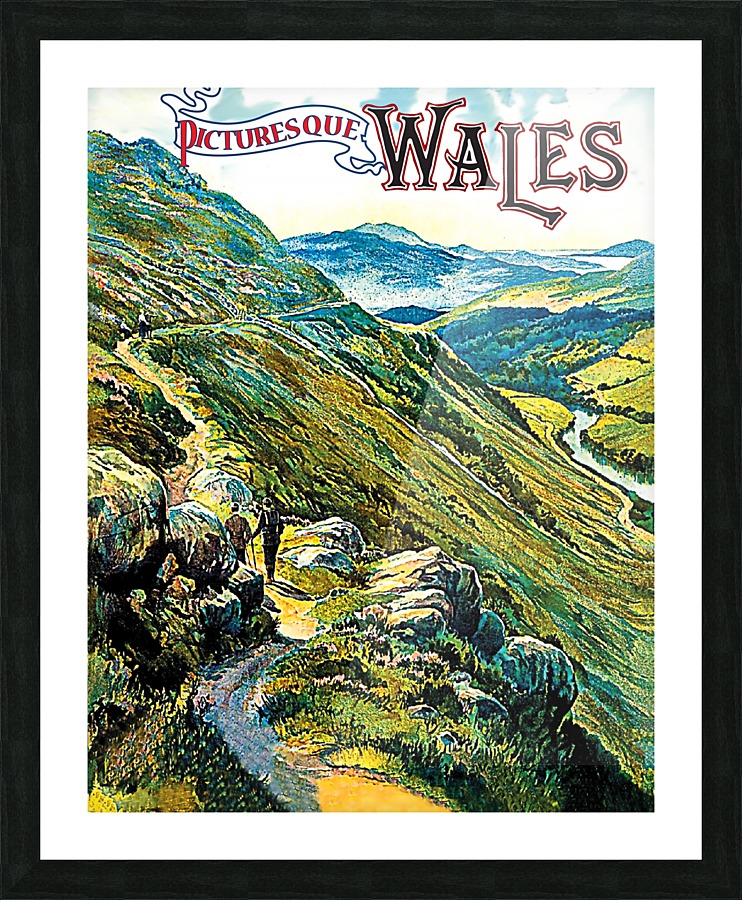 Wales Picture Frame print
