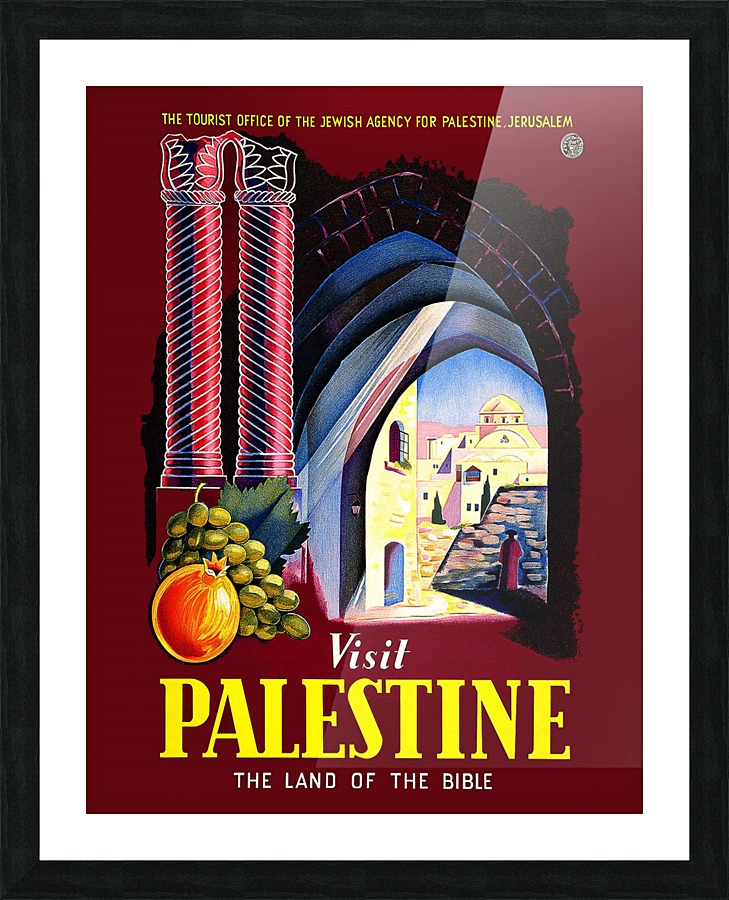 Visit Palestine Picture Frame print