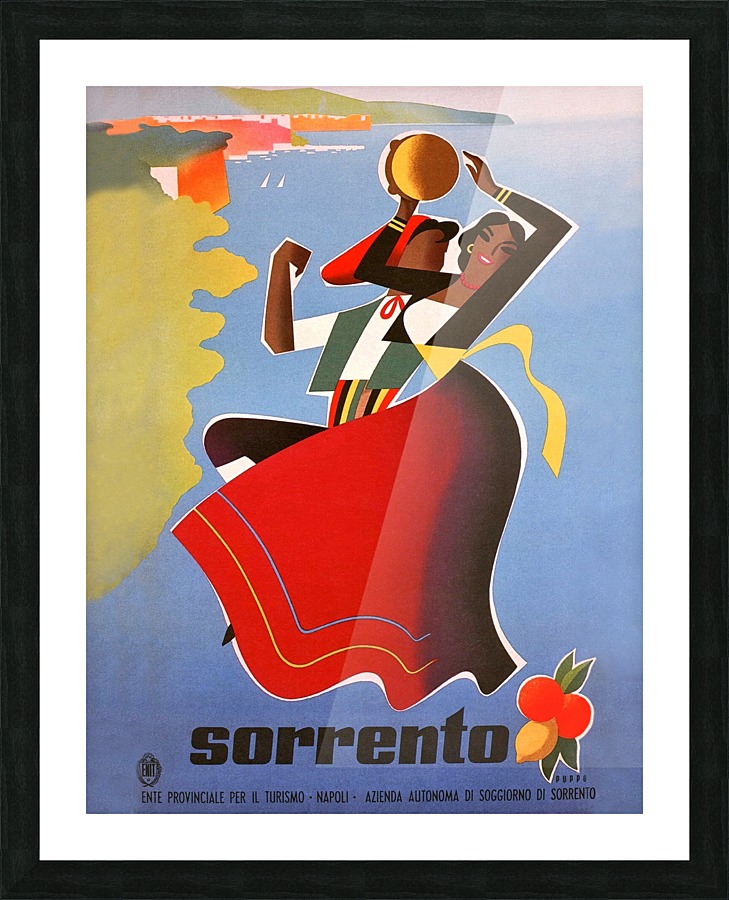 Sorrento Picture Frame print