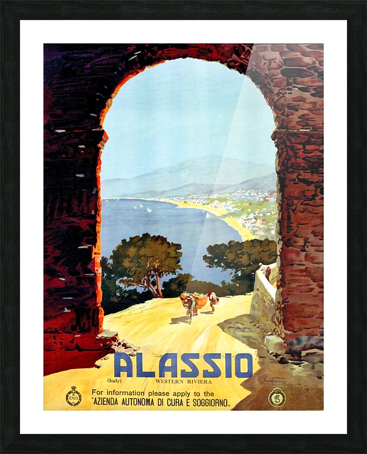 Alassio Picture Frame print