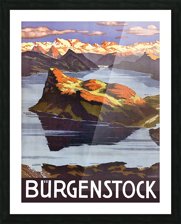 Burgenstock Picture Frame print