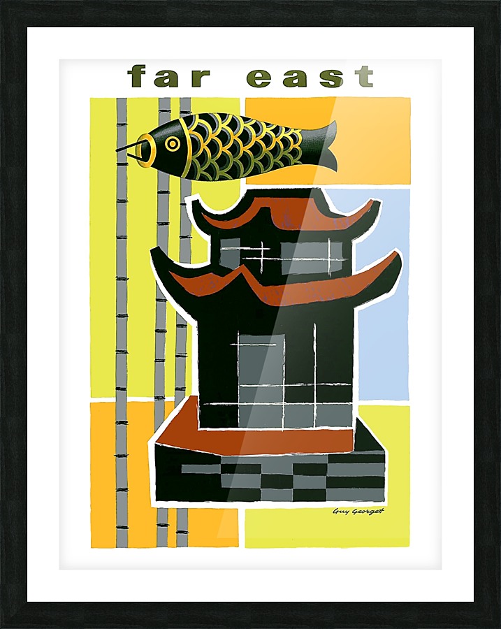 Far East Picture Frame print