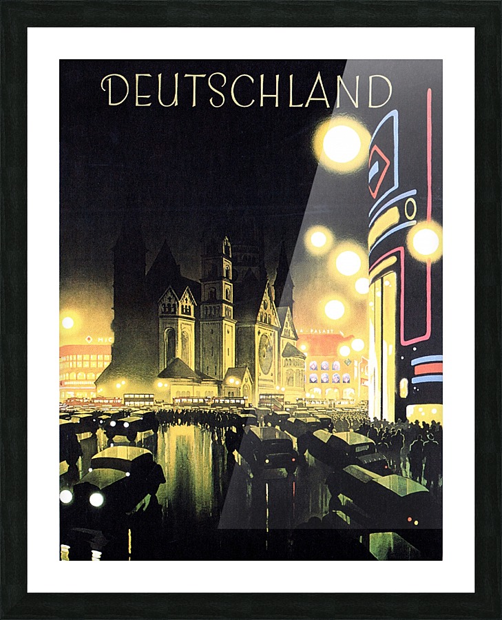 Deutschland Picture Frame print