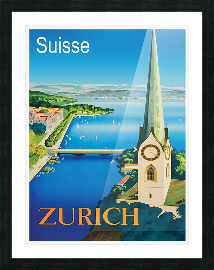 Zurich Picture Frame print