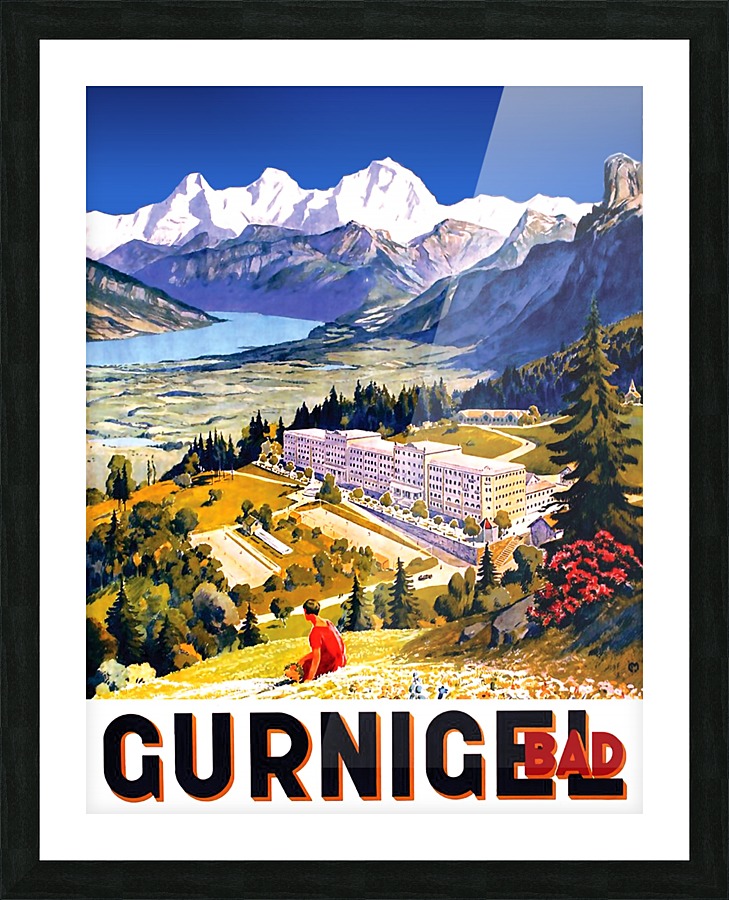 Gurnigelbad Picture Frame print