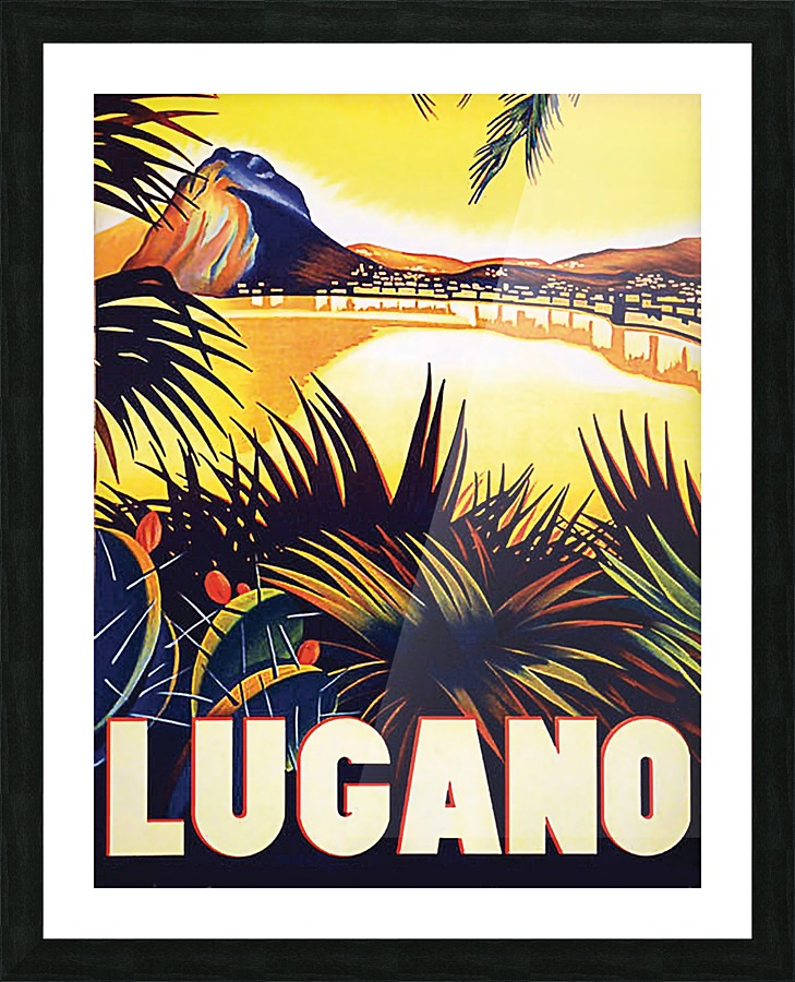 Lugano  Picture Frame print