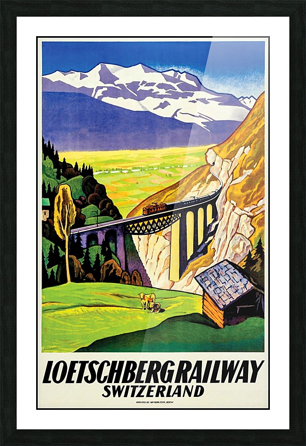 Loetsberg Picture Frame print