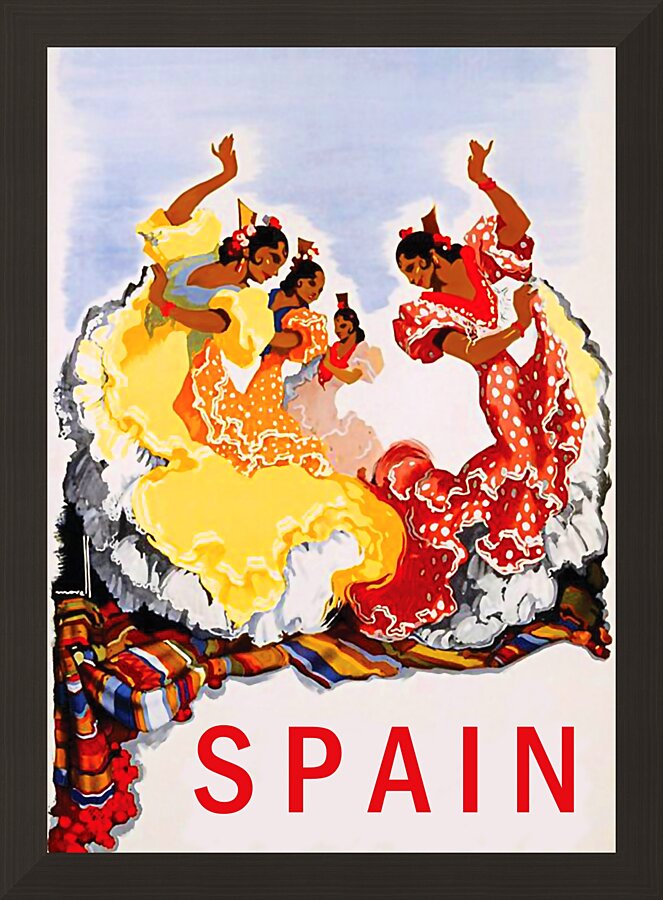 Spanish Dancers Picture Frame print