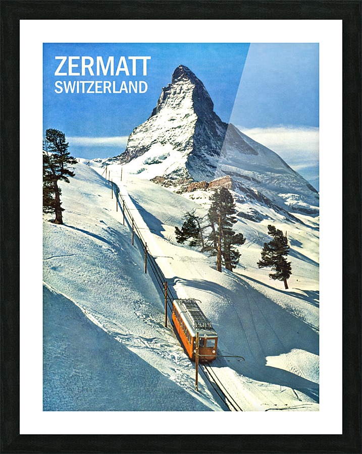 Zermatt Picture Frame print